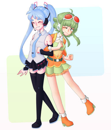 Miku and Gumi